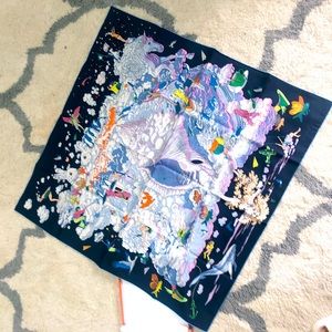 Brand New Hermes Sur Mon Nuage Scarf